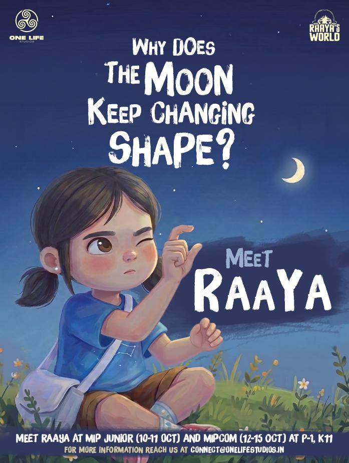 Raaya wonders why the Moon keeps changing shape.